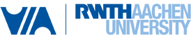 Logo VIA mit RWTH Logo